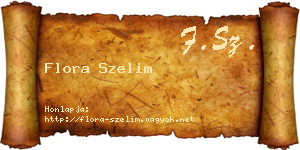 Flora Szelim névjegykártya